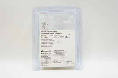 POREX 9543 MEDPOR Surgical Implant Enophthalmos Wedge - Large Left 28x40x7.5mm